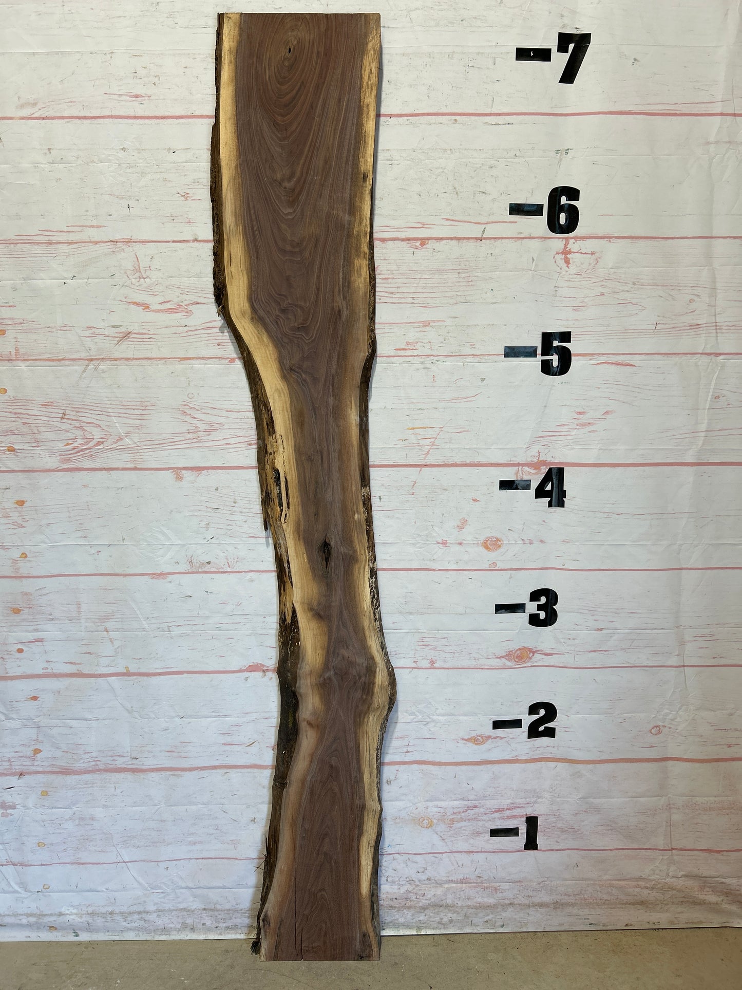 Live Edge Walnut Sku#25419M-9