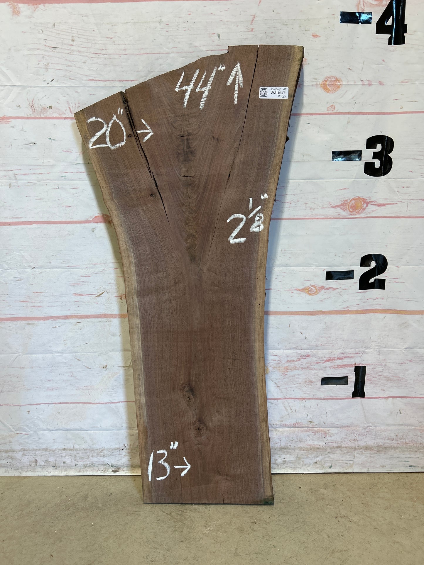 Live Edge Walnut Sku#26202A-10
