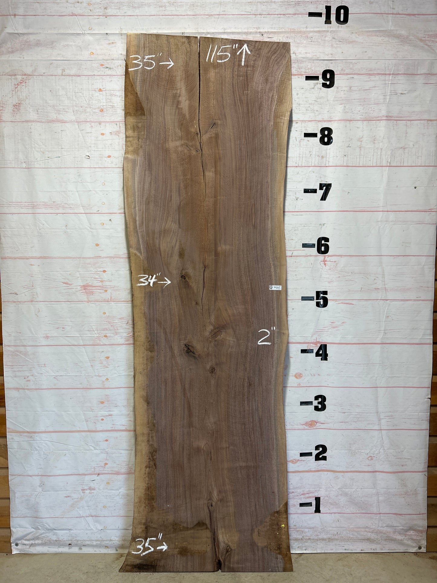 Live Edge Walnut Sku#26257-56