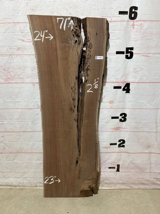 Live Edge Walnut Sku#27184A-24