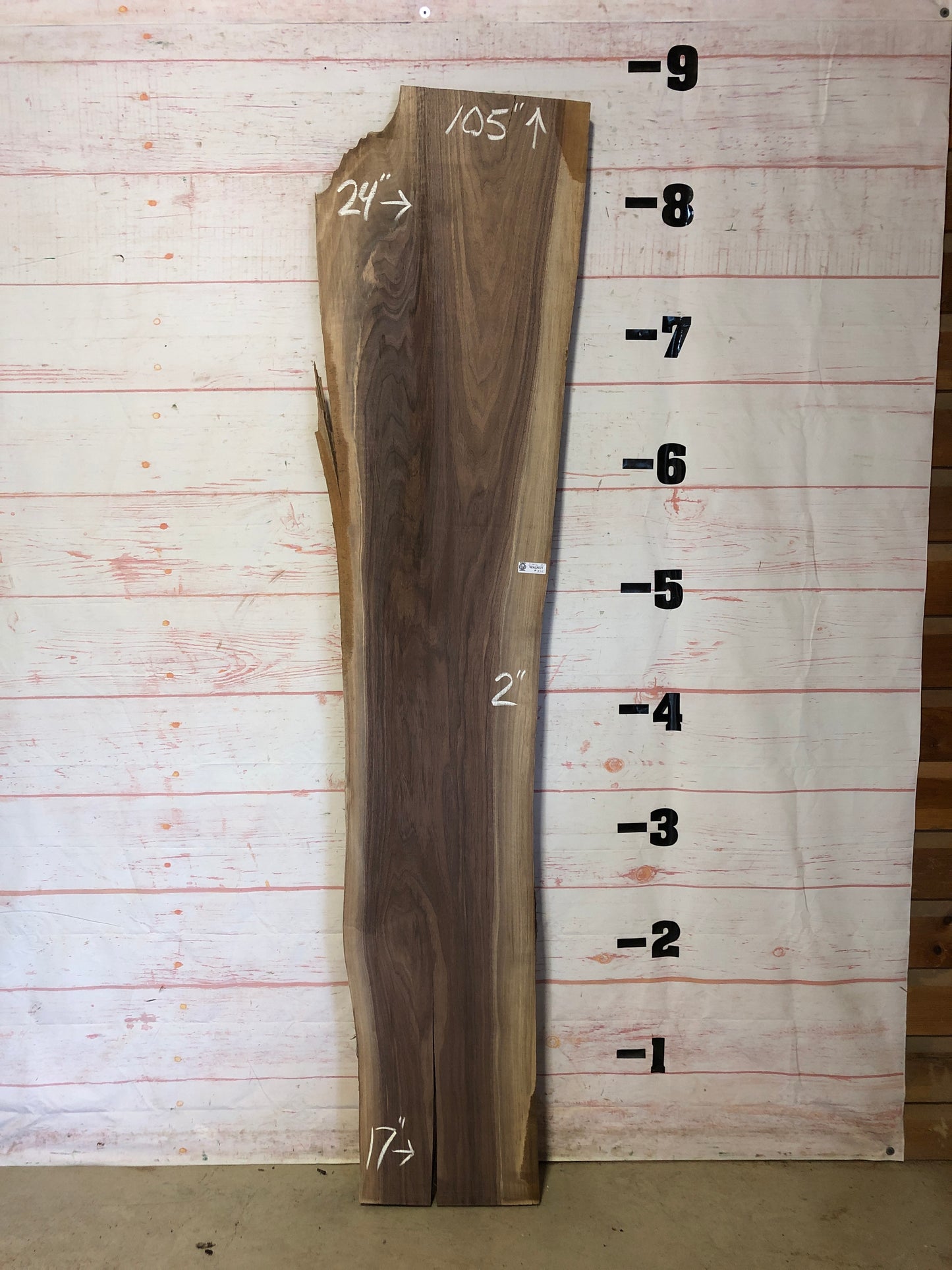 Live Edge Walnut Sku#23416J-31