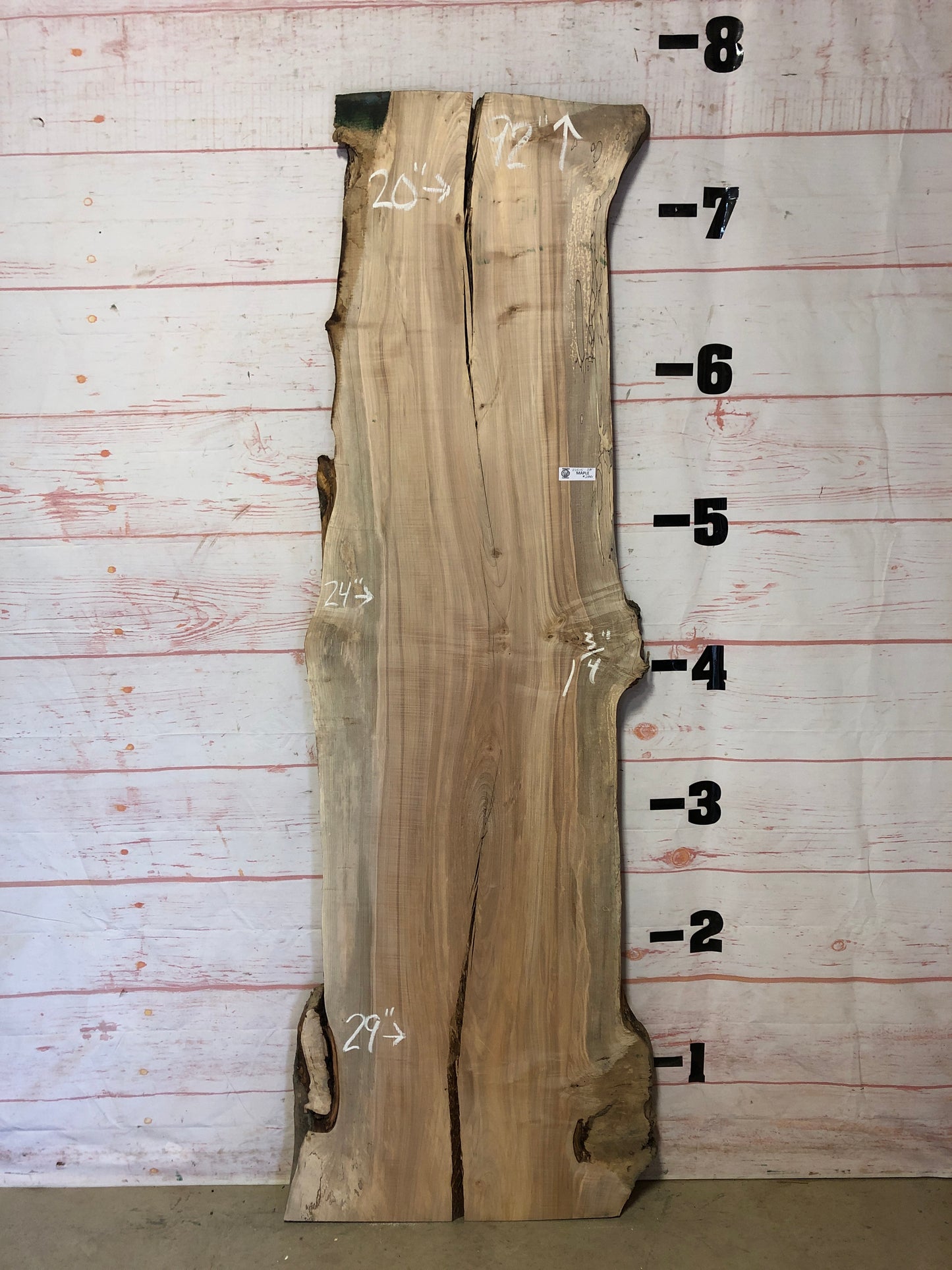 Live Edge Maple Sku# 22515B-28