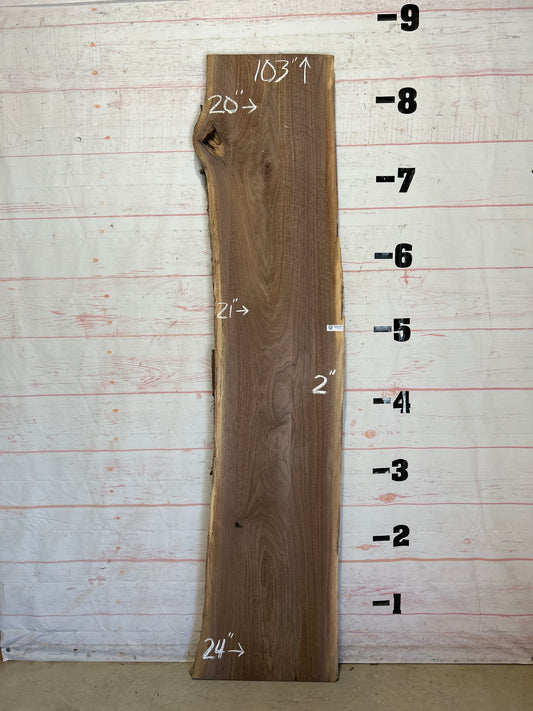 Live Edge Walnut Sku#25865-31