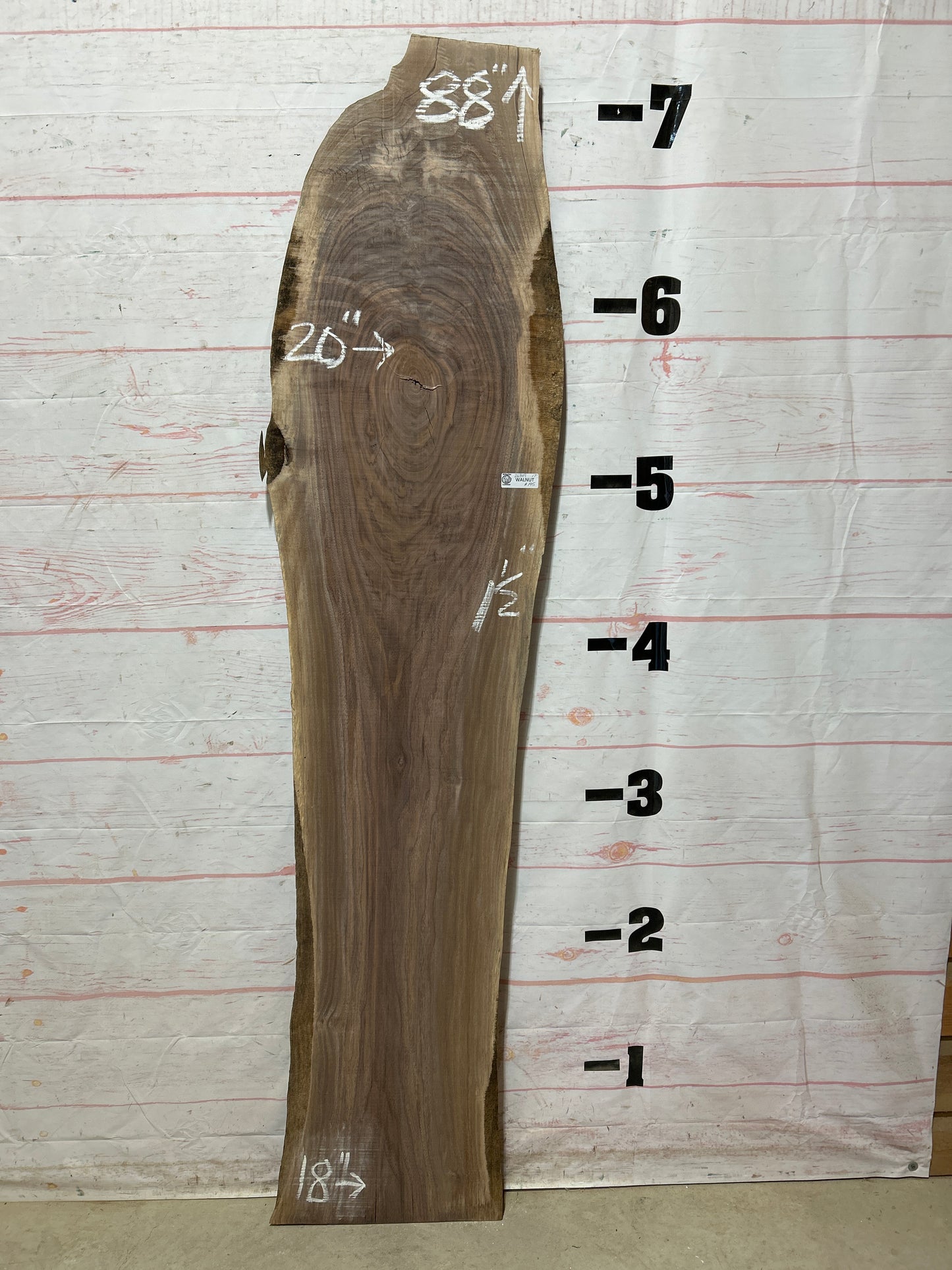 Live Edge Walnut Sku#26849G-17