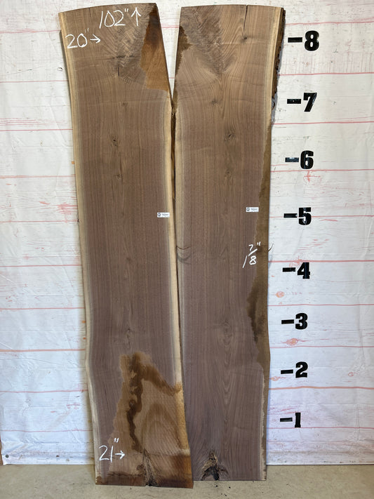 Live Edge Walnut Set Sku#26157K-60
