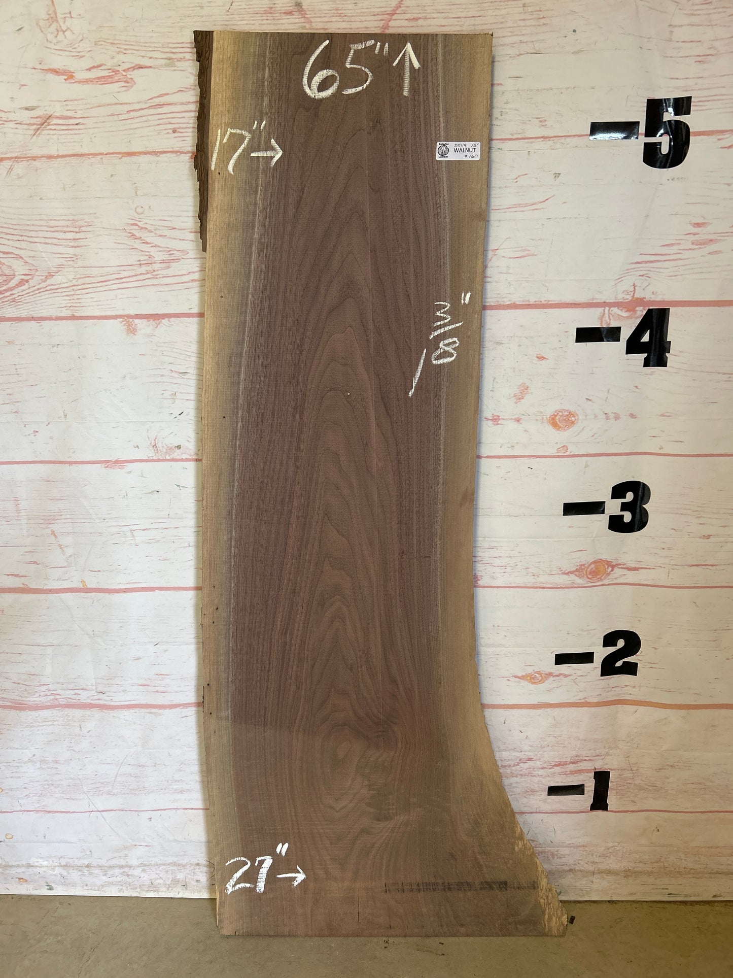 Live Edge Walnut Sku#25119M-15