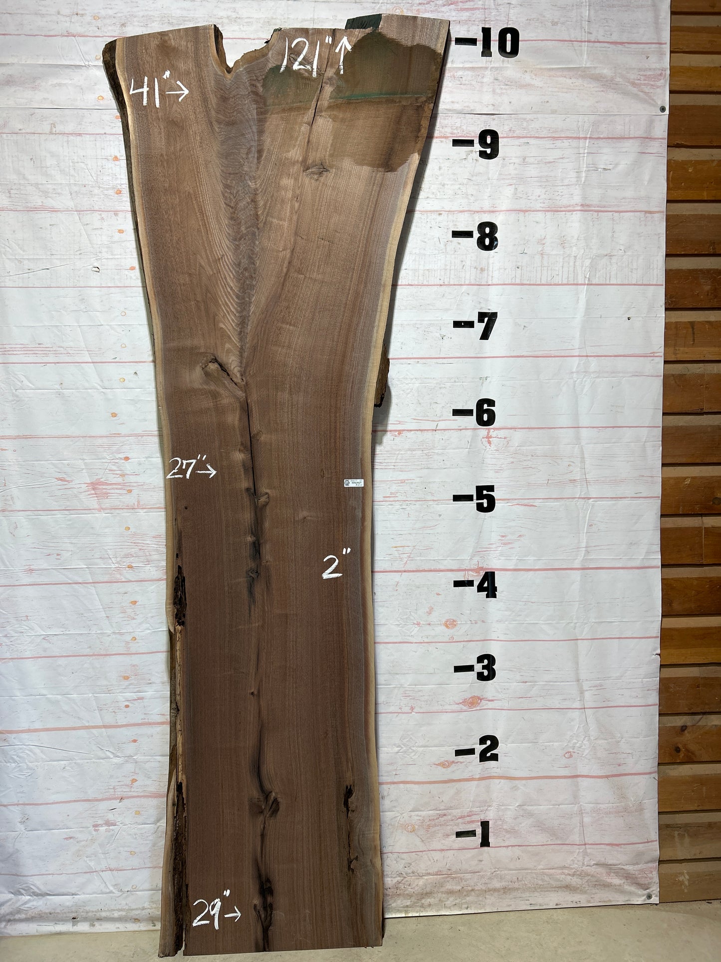 Live Edge Walnut Sku#26627K-57