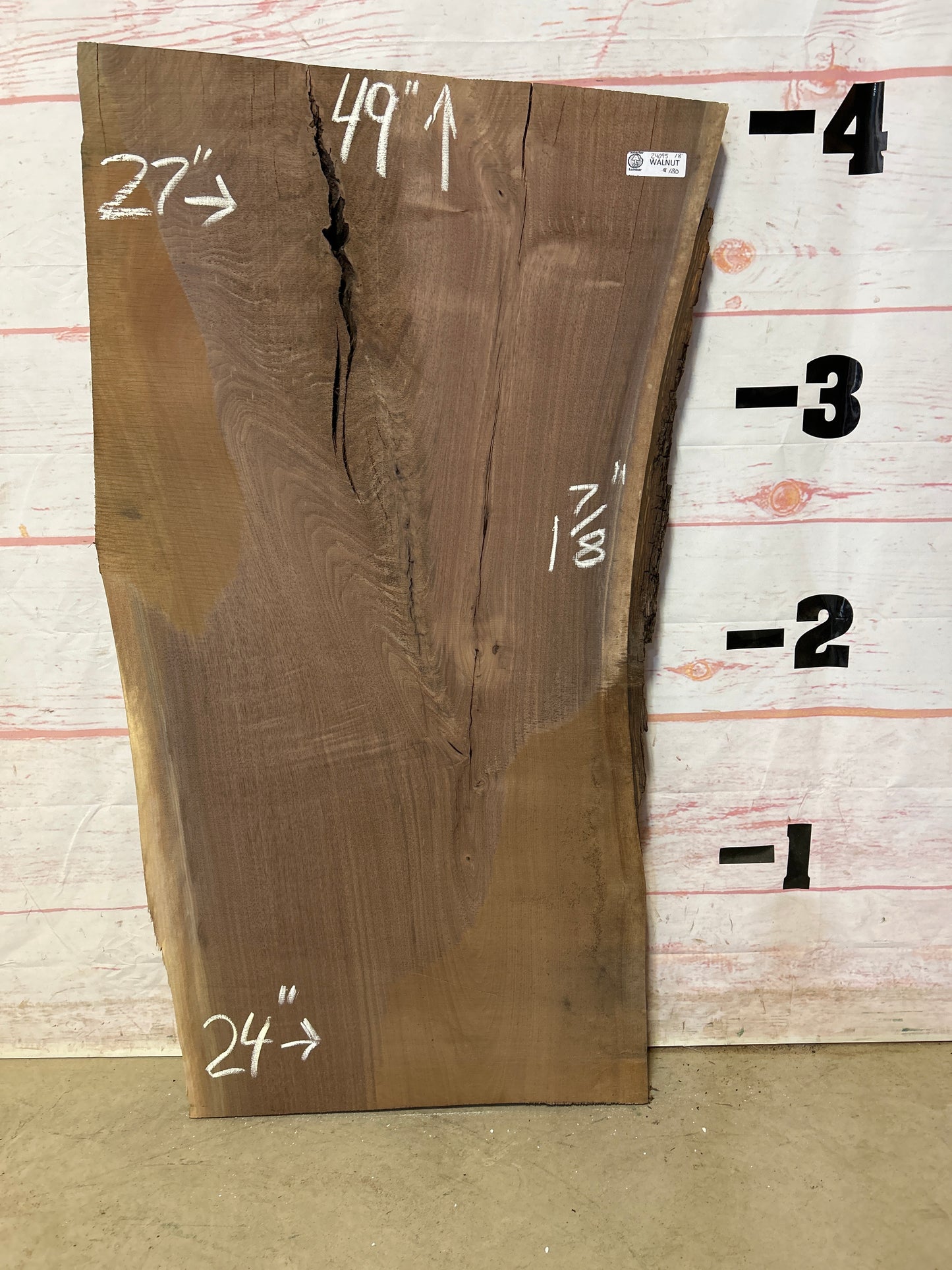 Live Edge Walnut Sku# 24095M-18