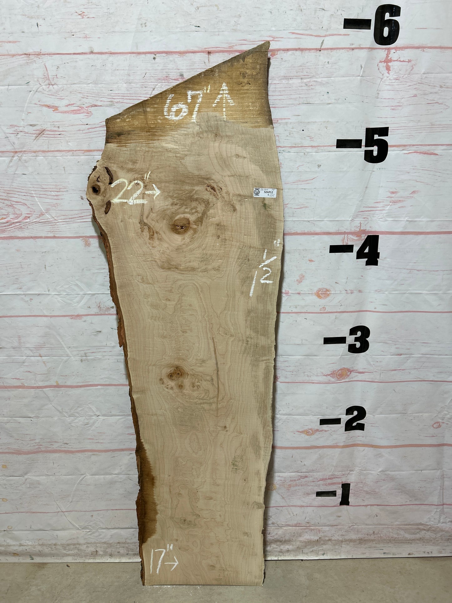 Live Edge Maple Sku#26704E-14