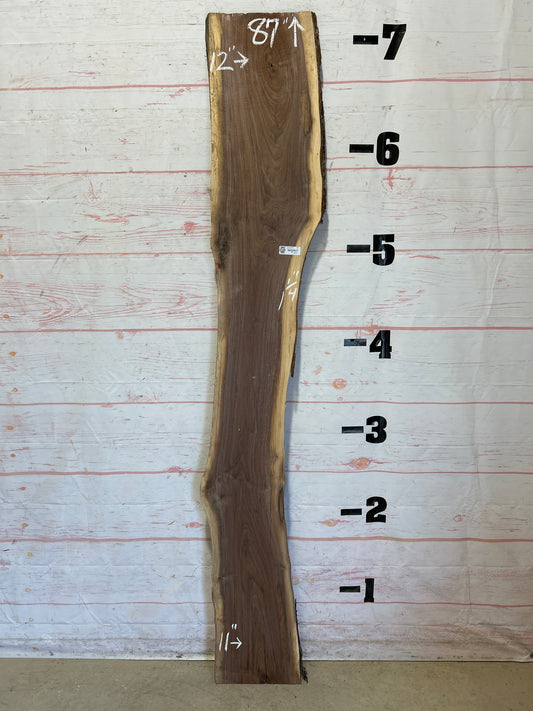 Live Edge Walnut Sku#25419M-9
