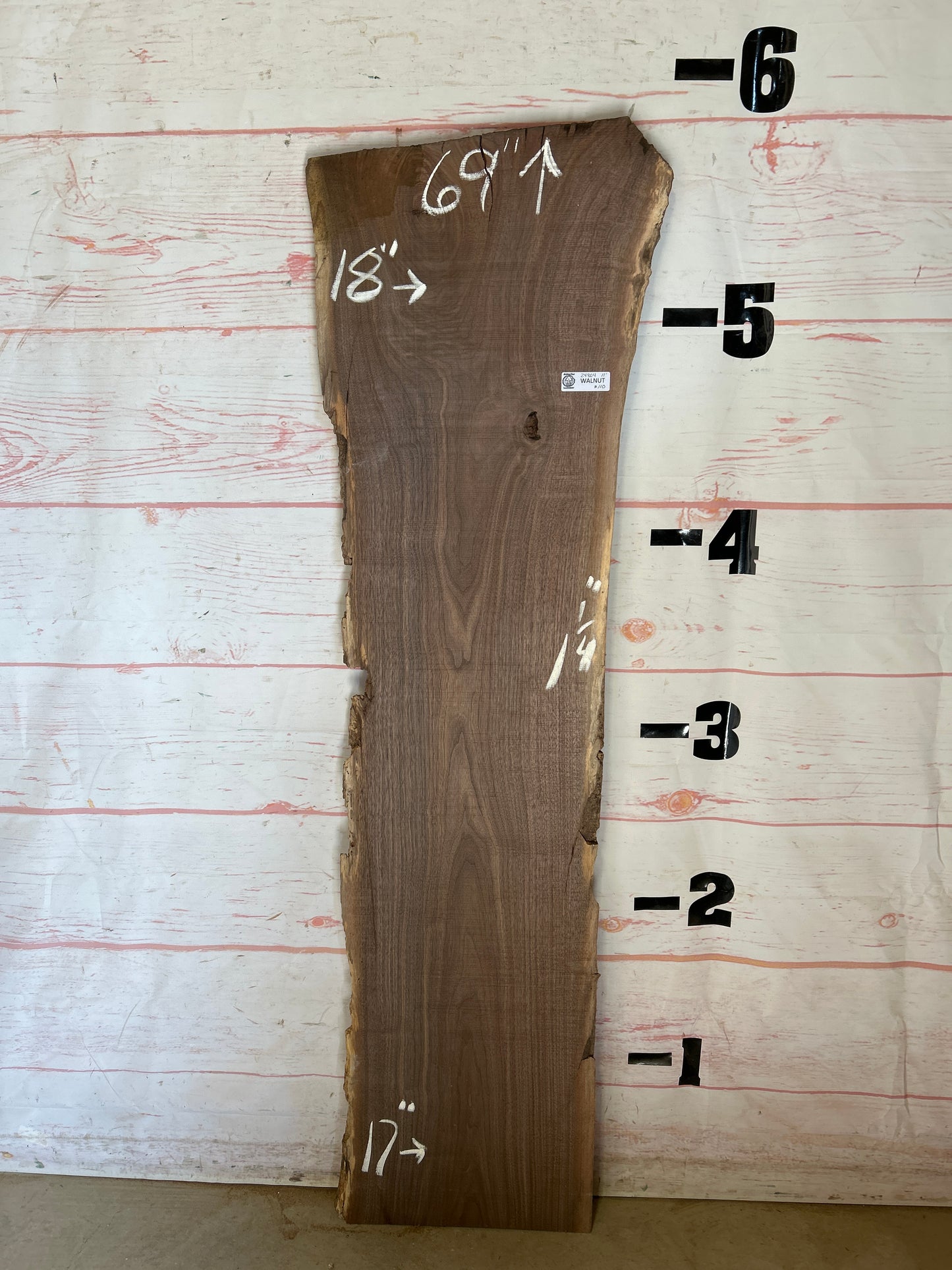 Live Edge Walnut Sku#24804C-11