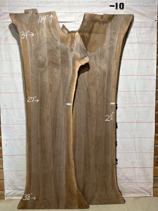 Live Edge Walnut Set Sku#27147K-130