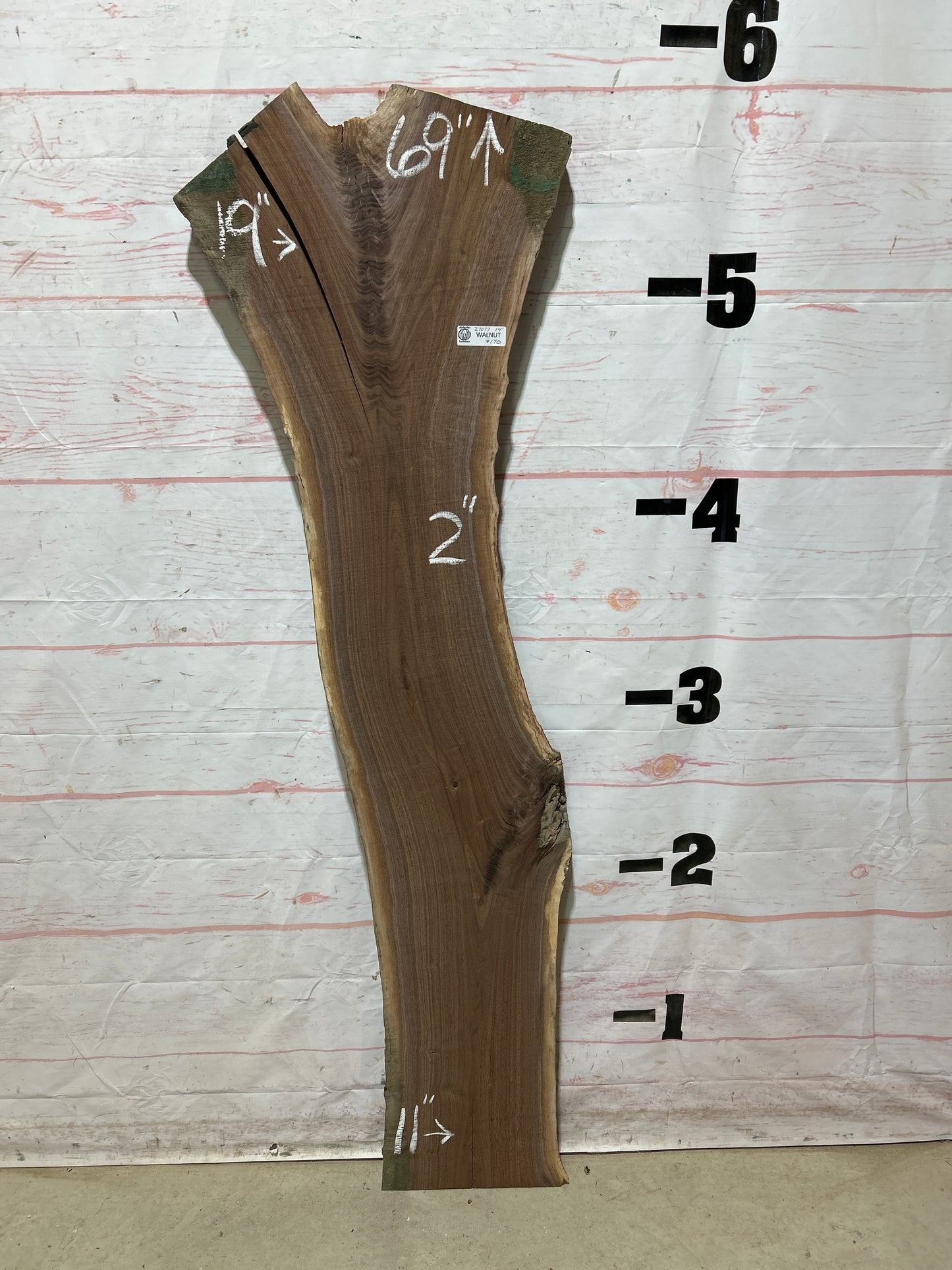 Live Edge Walnut Sku#27077G-14