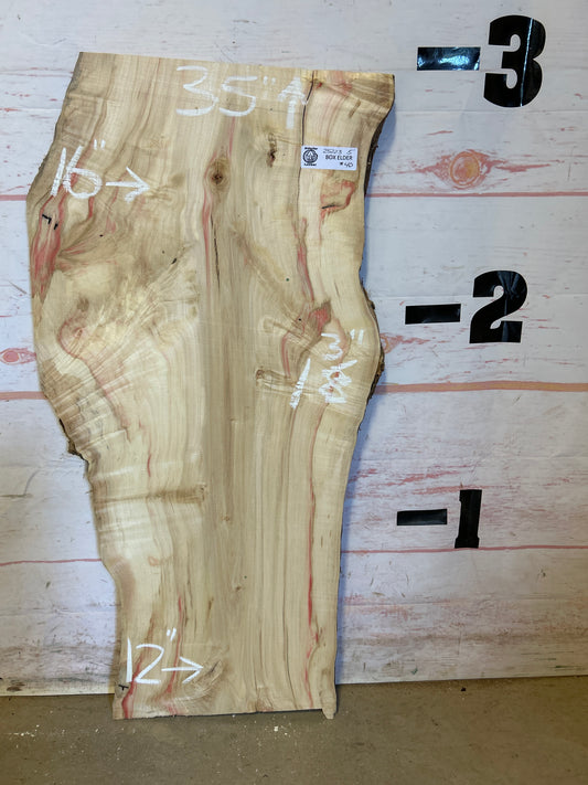 Live Edge Box Elder Sku#25223M-5
