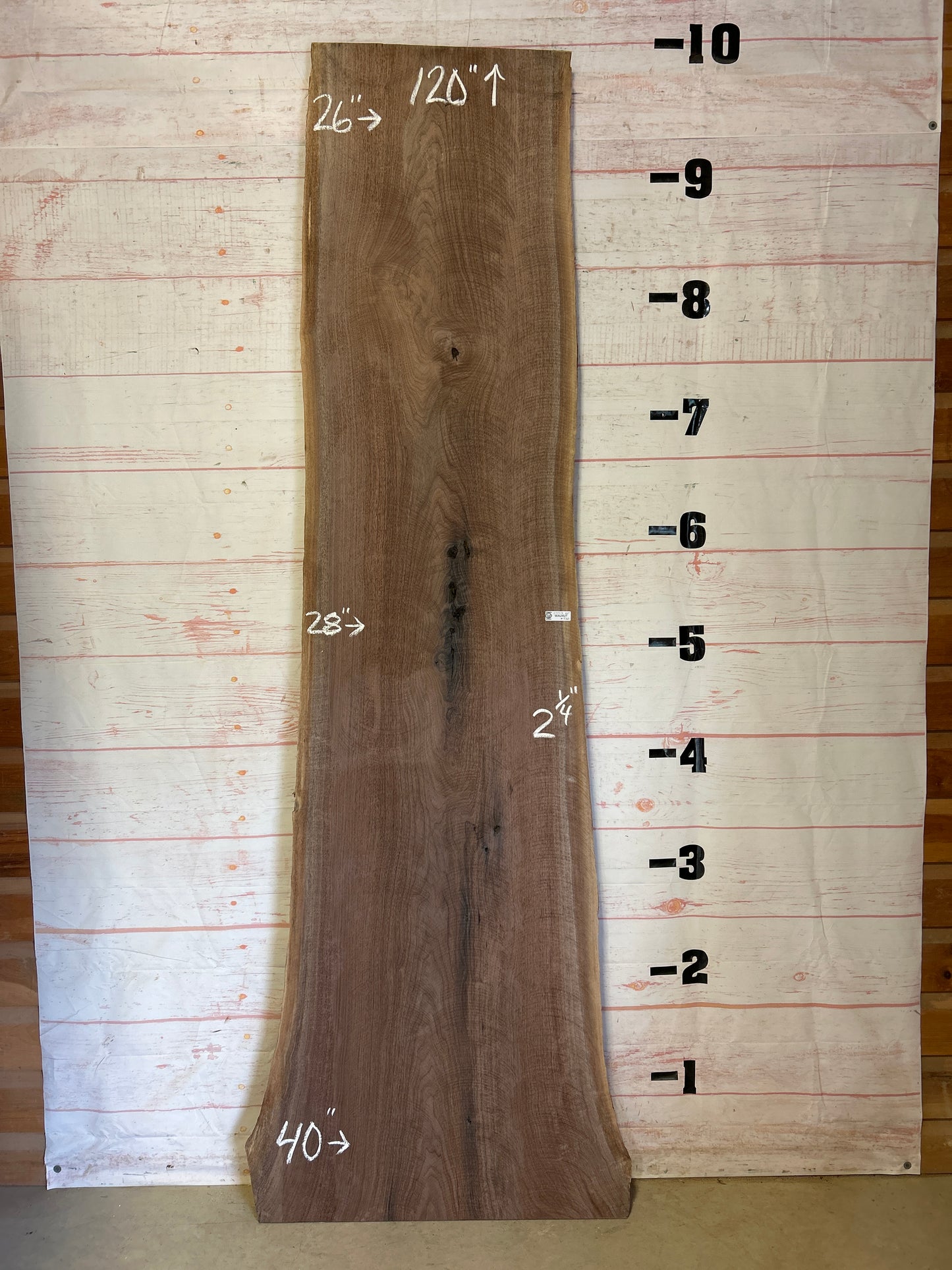 Live Edge Walnut Sku#23913K-62