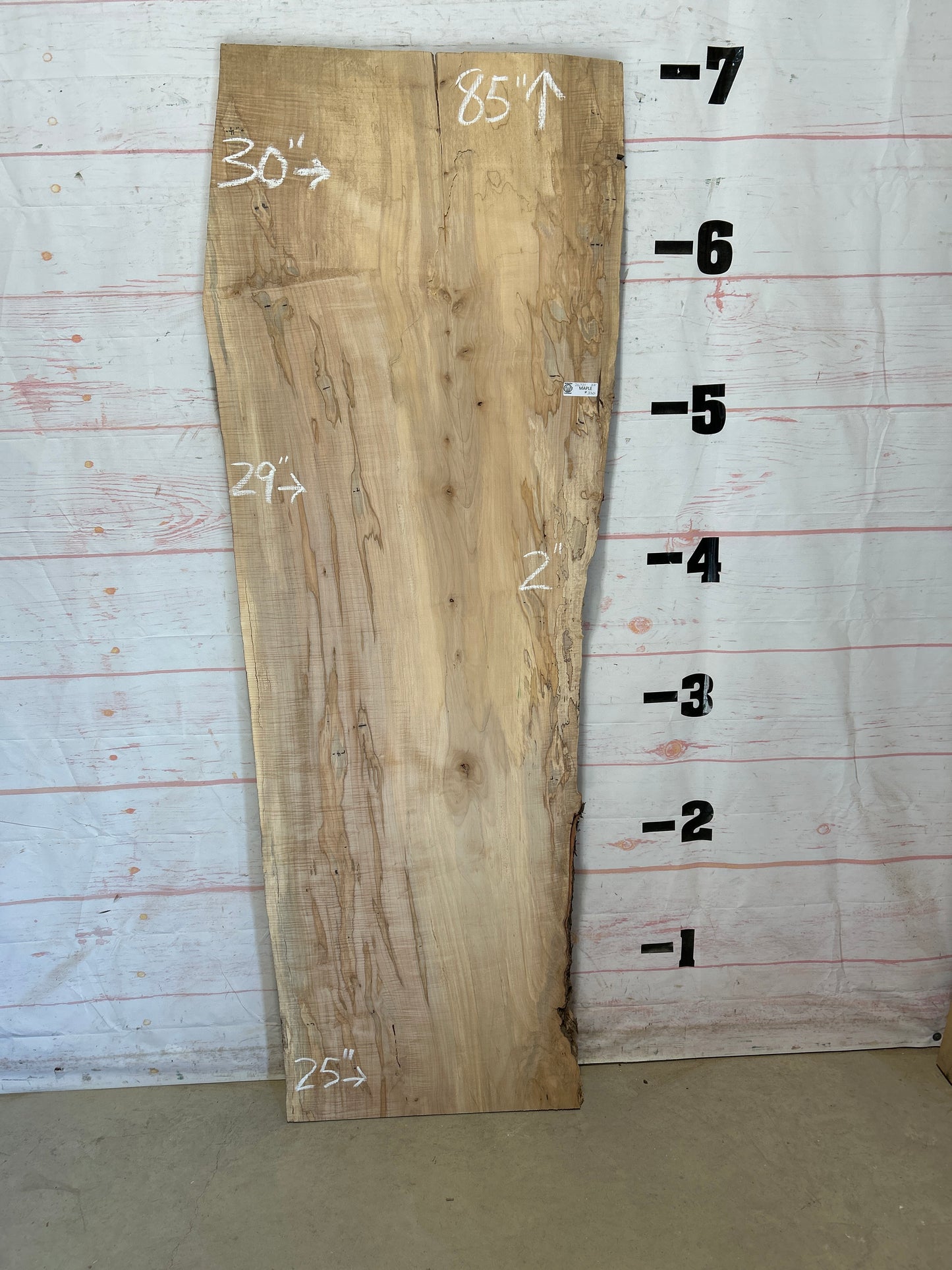 Live Edge Maple Sku#26721E-33