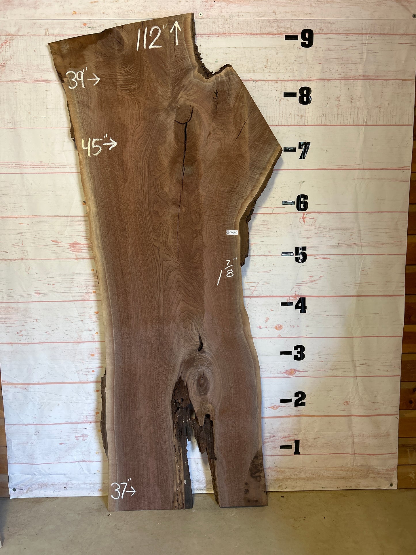 Live Edge Walnut Sku#23770-61