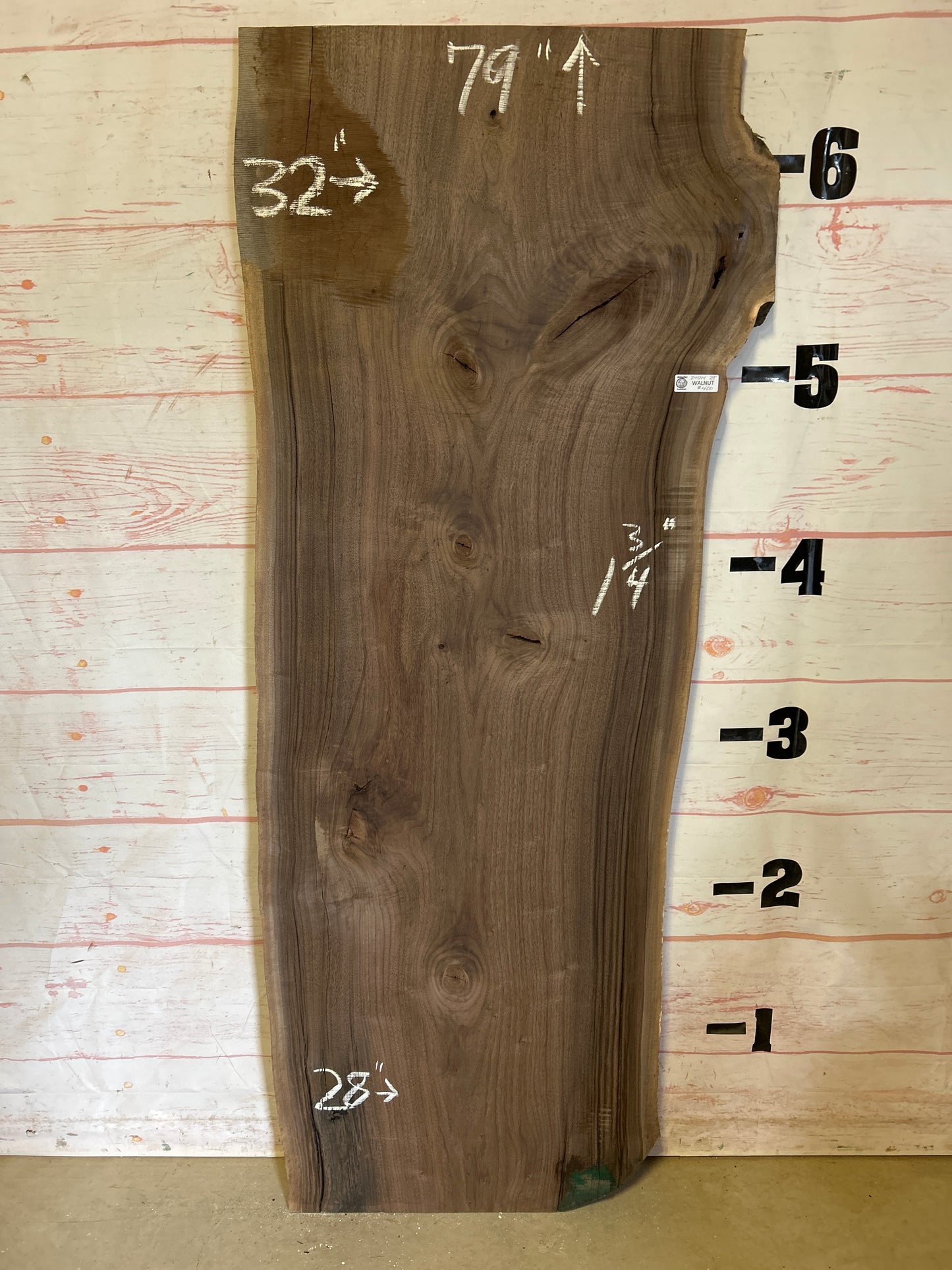 Live Edge Walnut Sku#24594-29