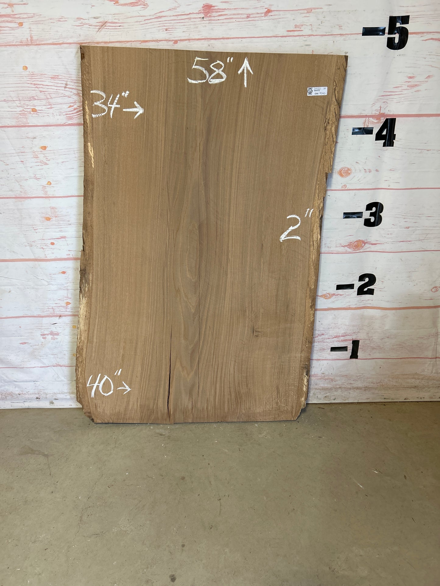 Live Edge White Oak Sku#24532-30