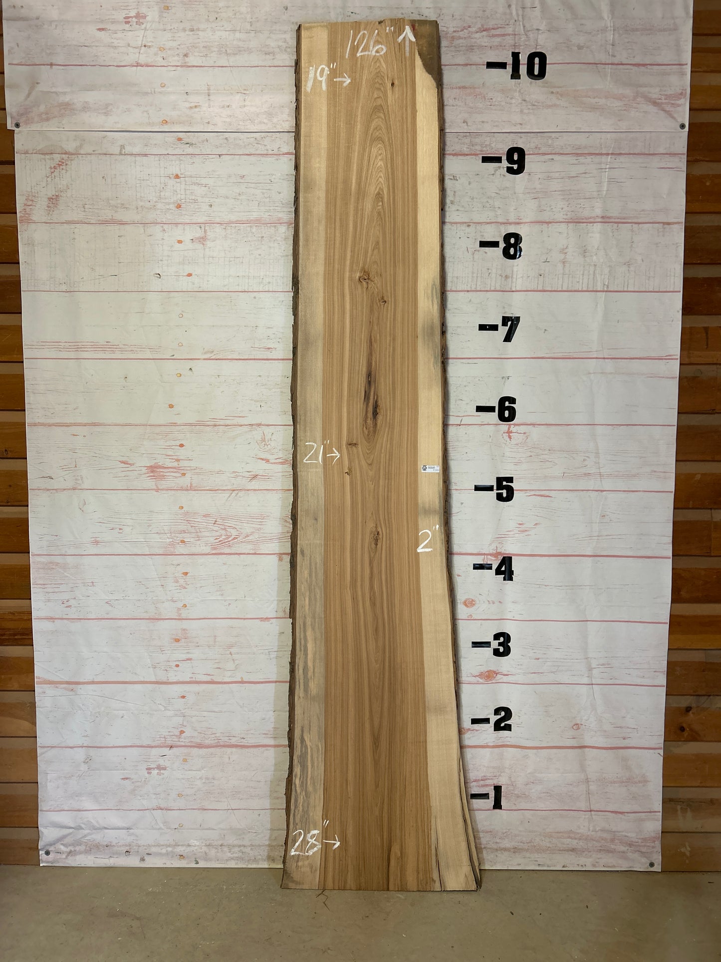 Live Edge Hickory Sku#24573-42