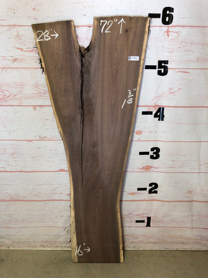 Live Edge Walnut Sku#22886G-17