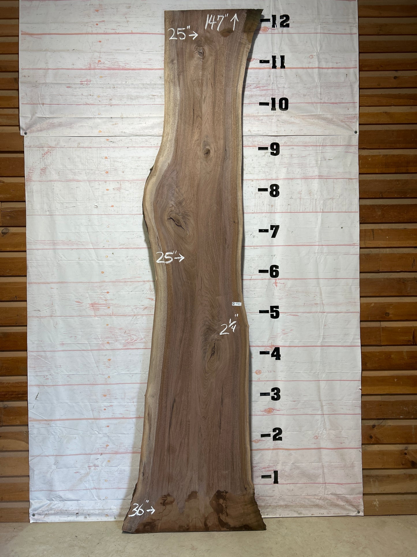 Live Edge Walnut Sku#26964-71