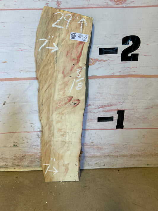 Live Edge Box Elder Sku#25224M-2