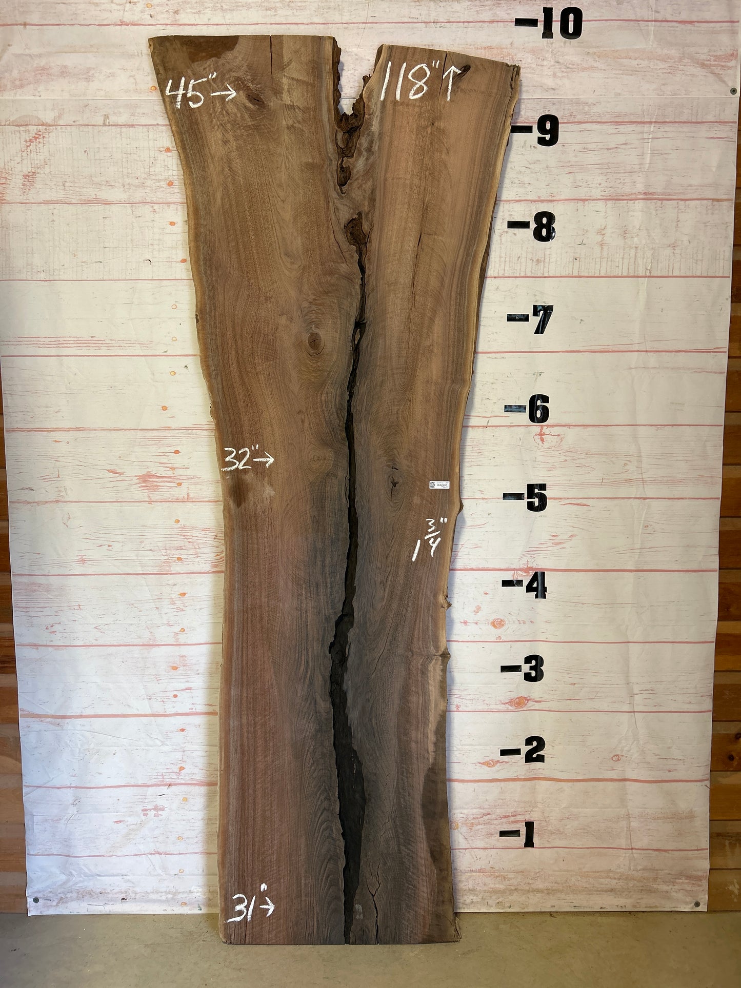 Live Edge Walnut Sku#23912K-54