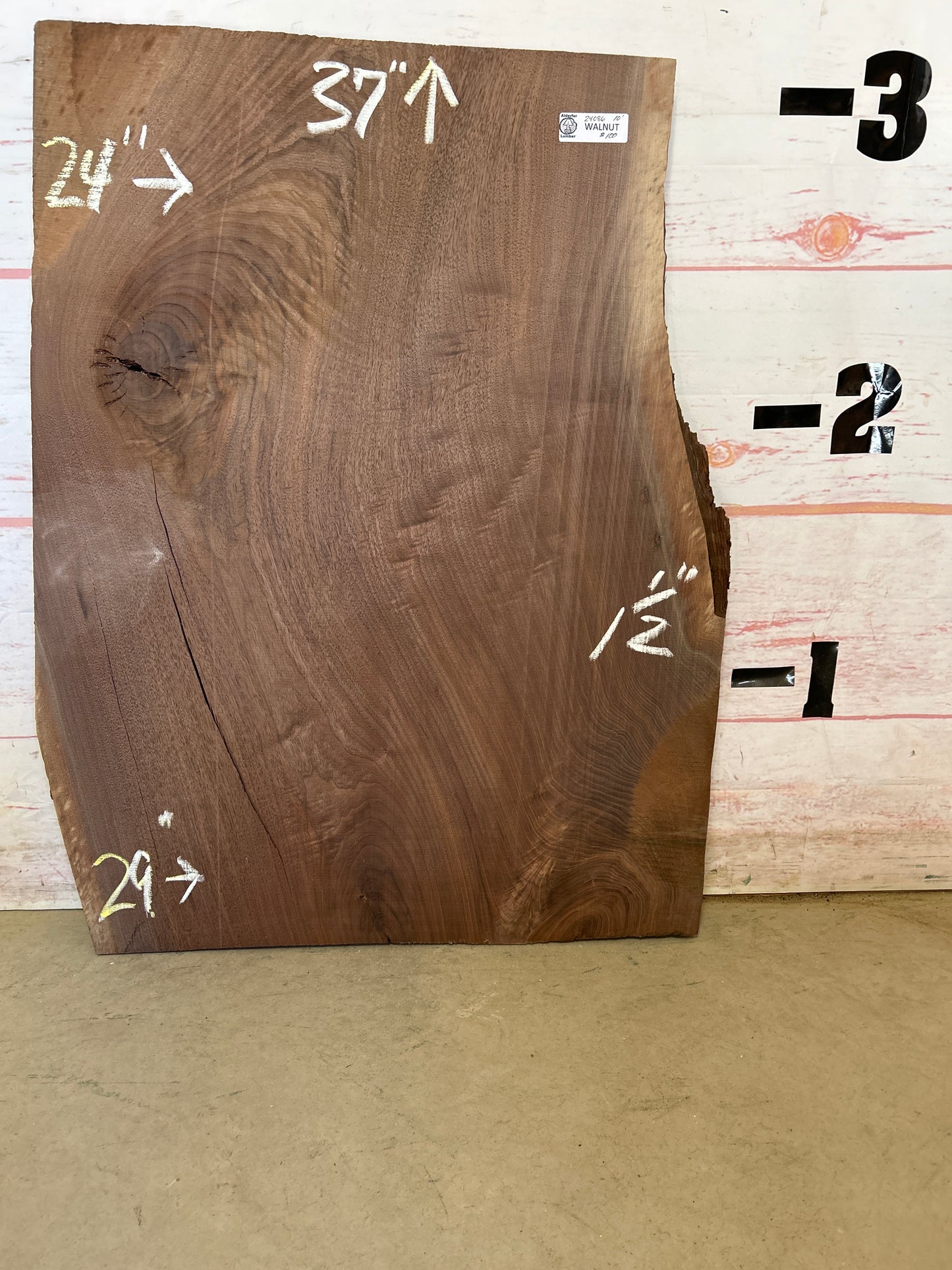 Live Edge Walnut Sku# 24086M-10