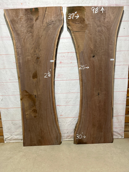 Live Edge Walnut Set Sku#27215K-84