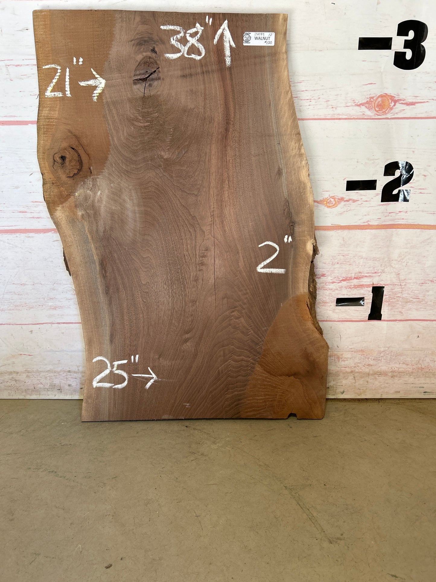 Live Edge Walnut Sku# 24089M-12