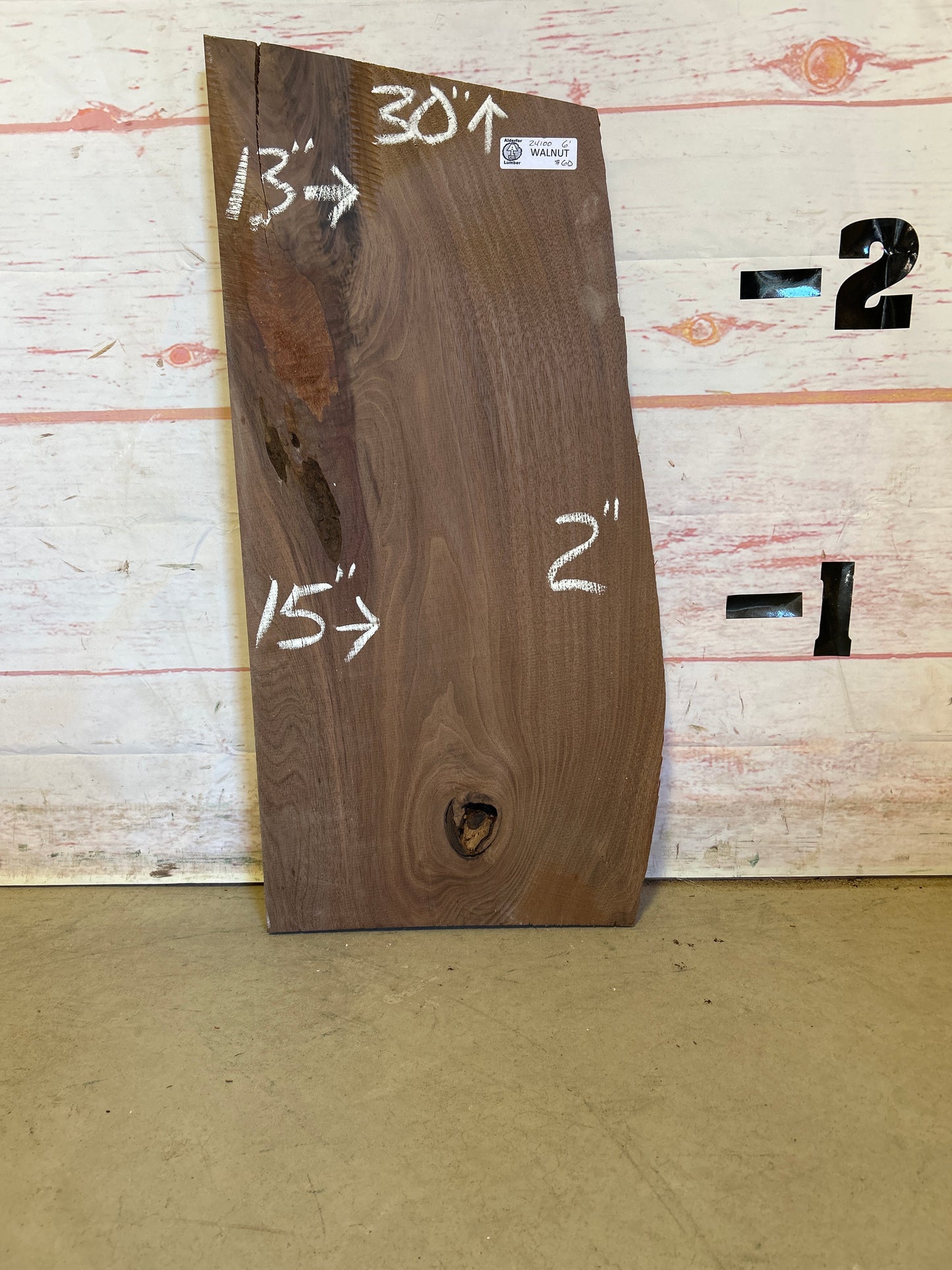 Live Edge Walnut Sku# 24100M-6