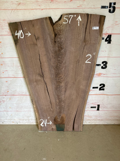 Live Edge Walnut Sku#24849A-25