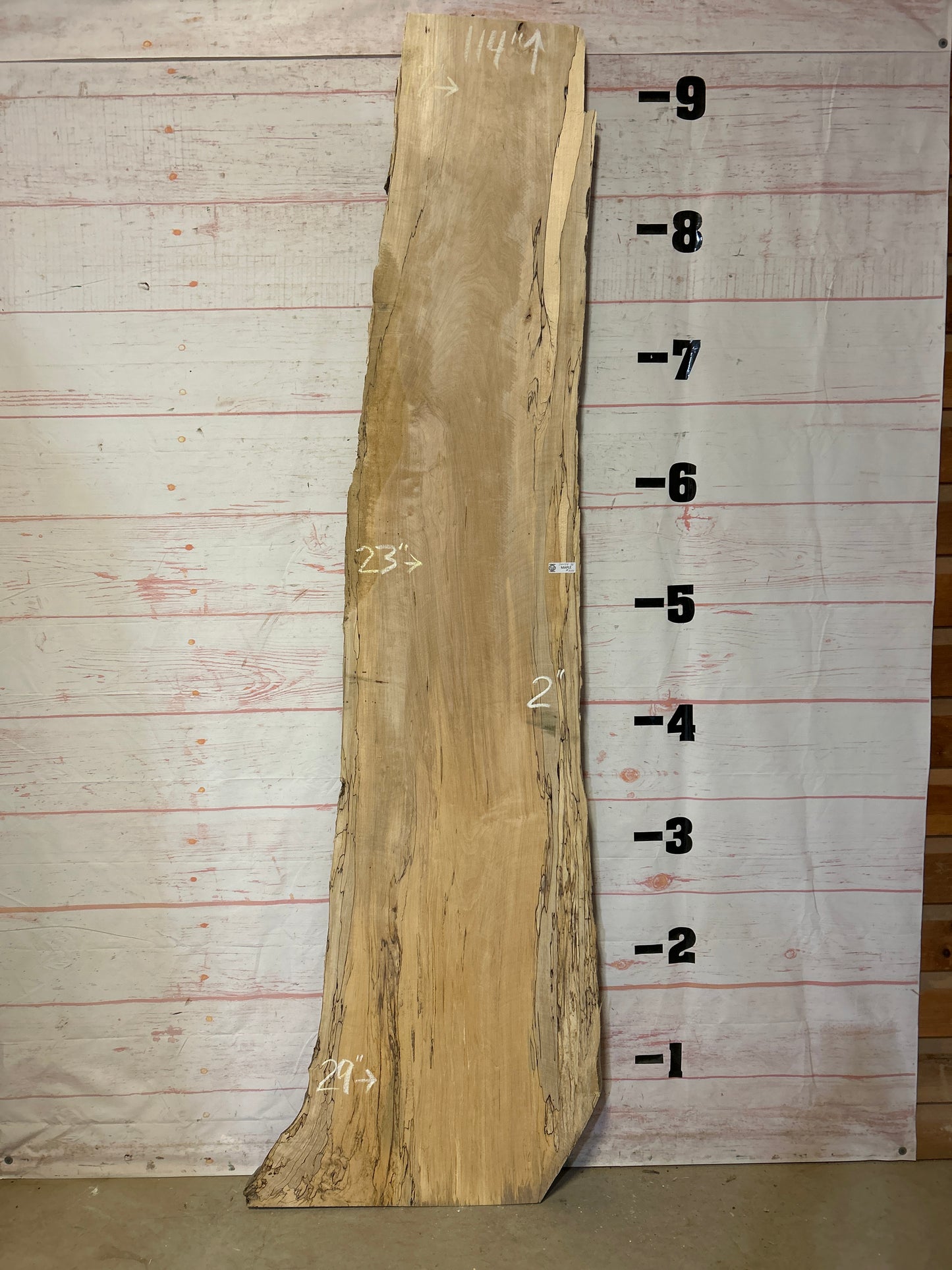 Live Edge Spalted Maple Sku#24454-36