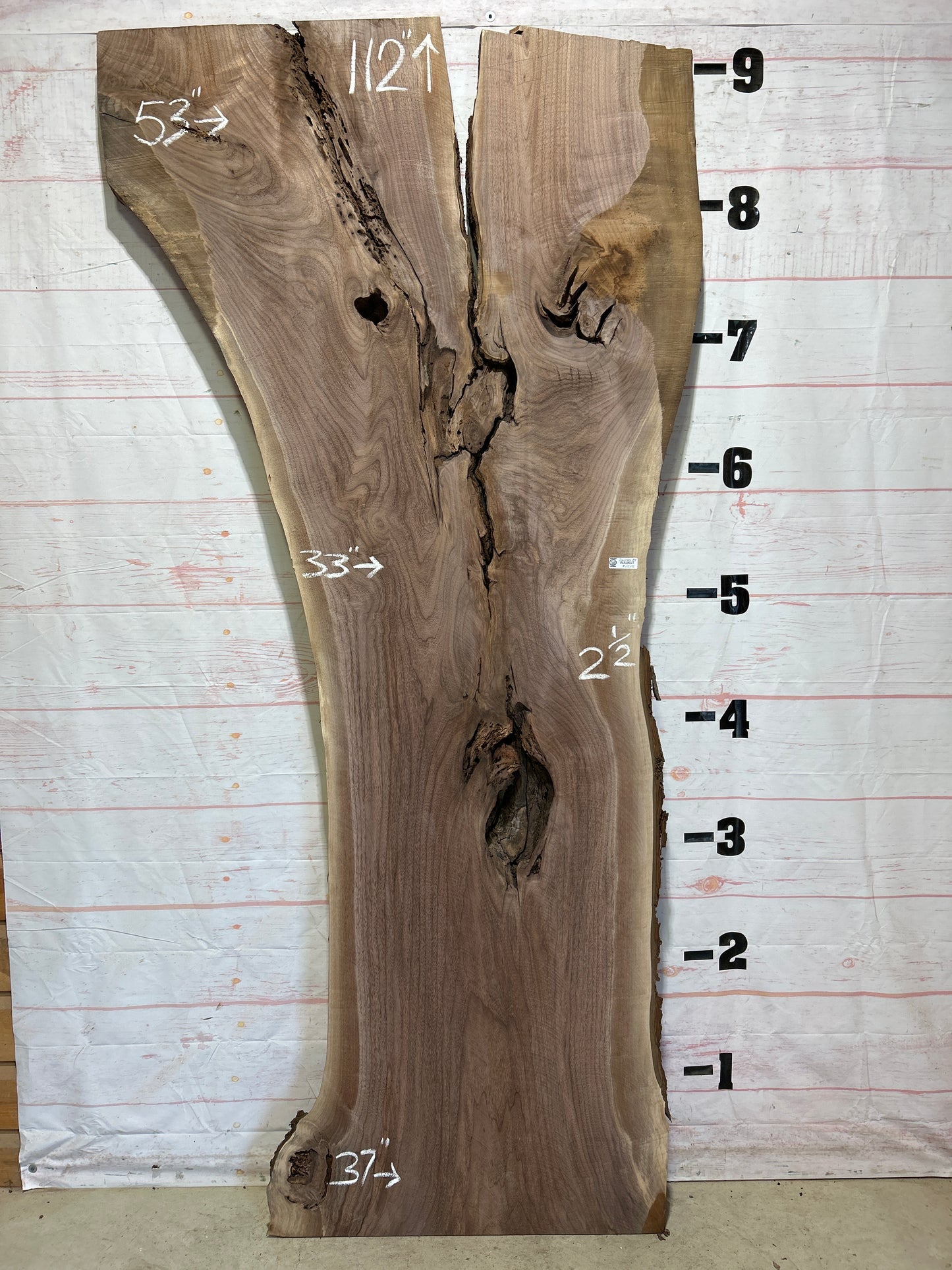 Live Edge Walnut Sku#26240S-84