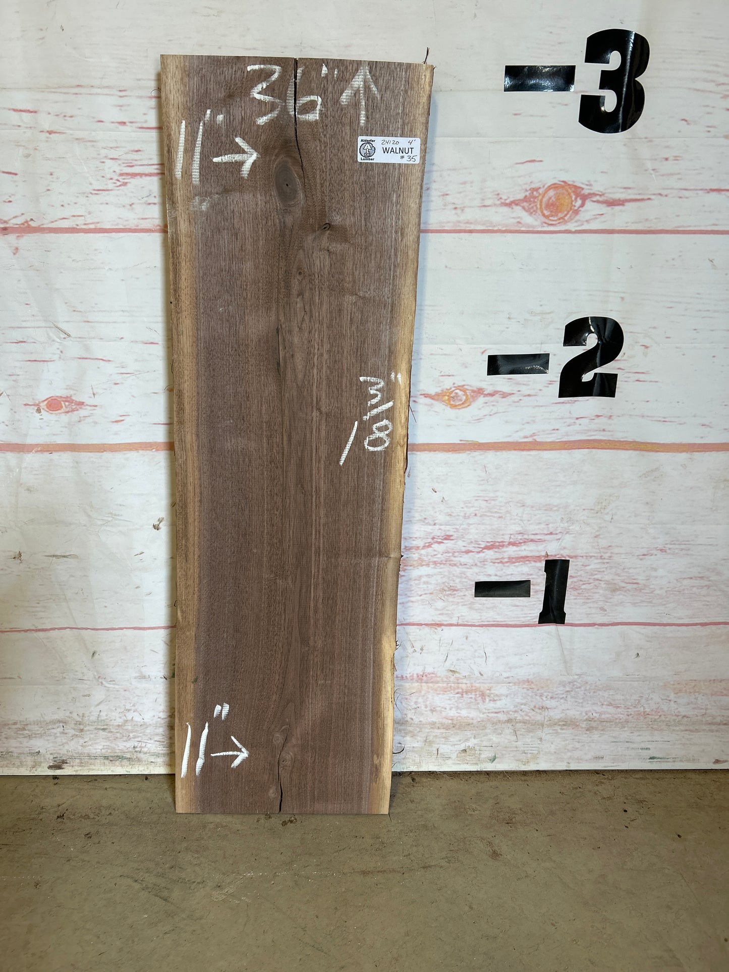 Live Edge Walnut Sku#24120M-4