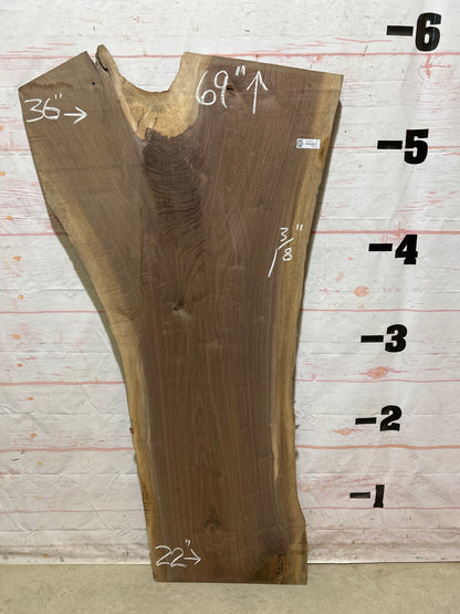Live Edge Walnut Sku#26817M-21