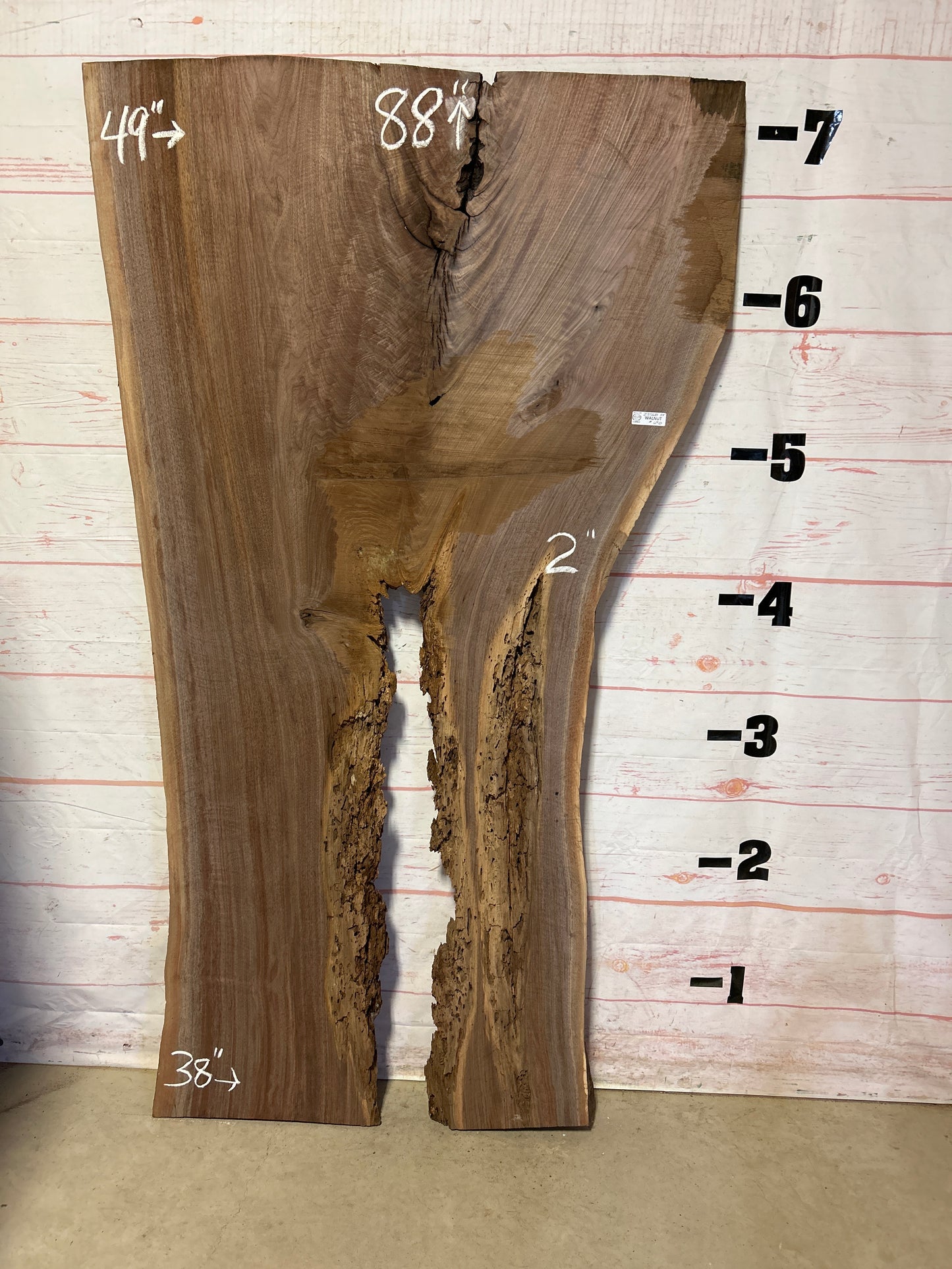 Live Edge Walnut Sku#23568-54