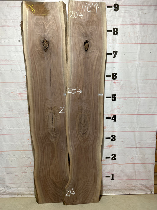 Live Edge Walnut Set Sku#27095K-70