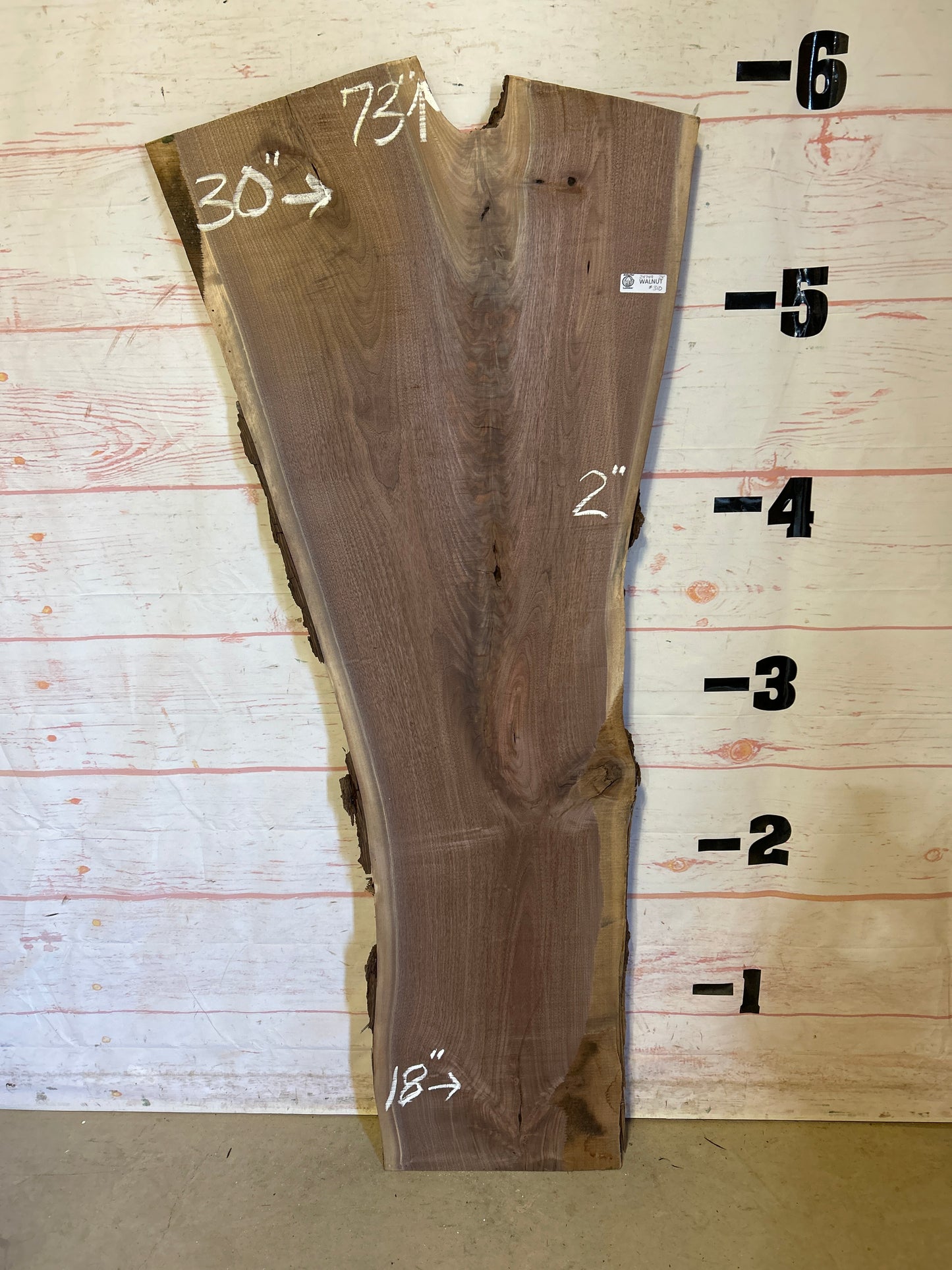 Live Edge Walnut Sku#24749A-24