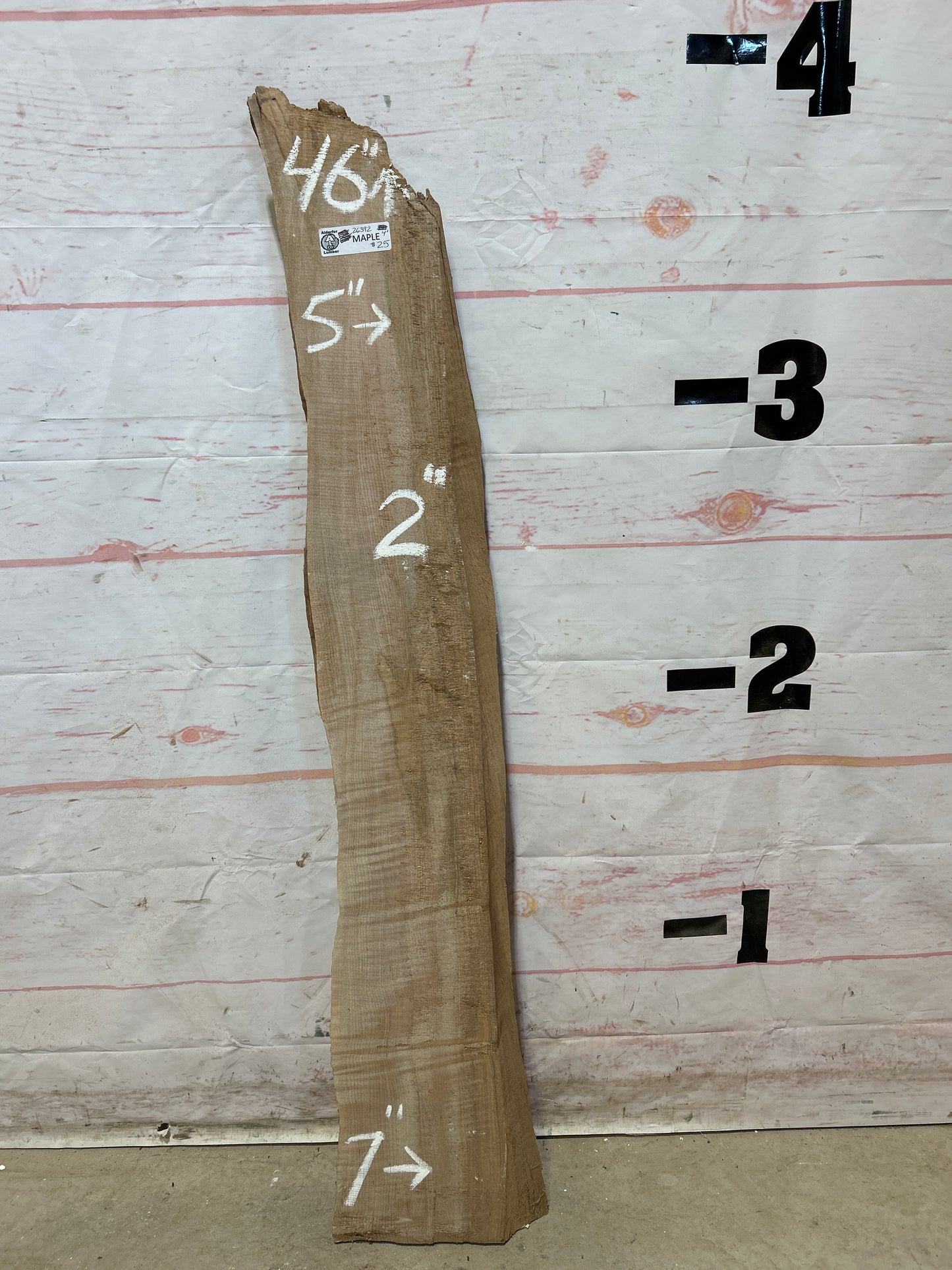 Live Edge Maple Sku#26392M-4