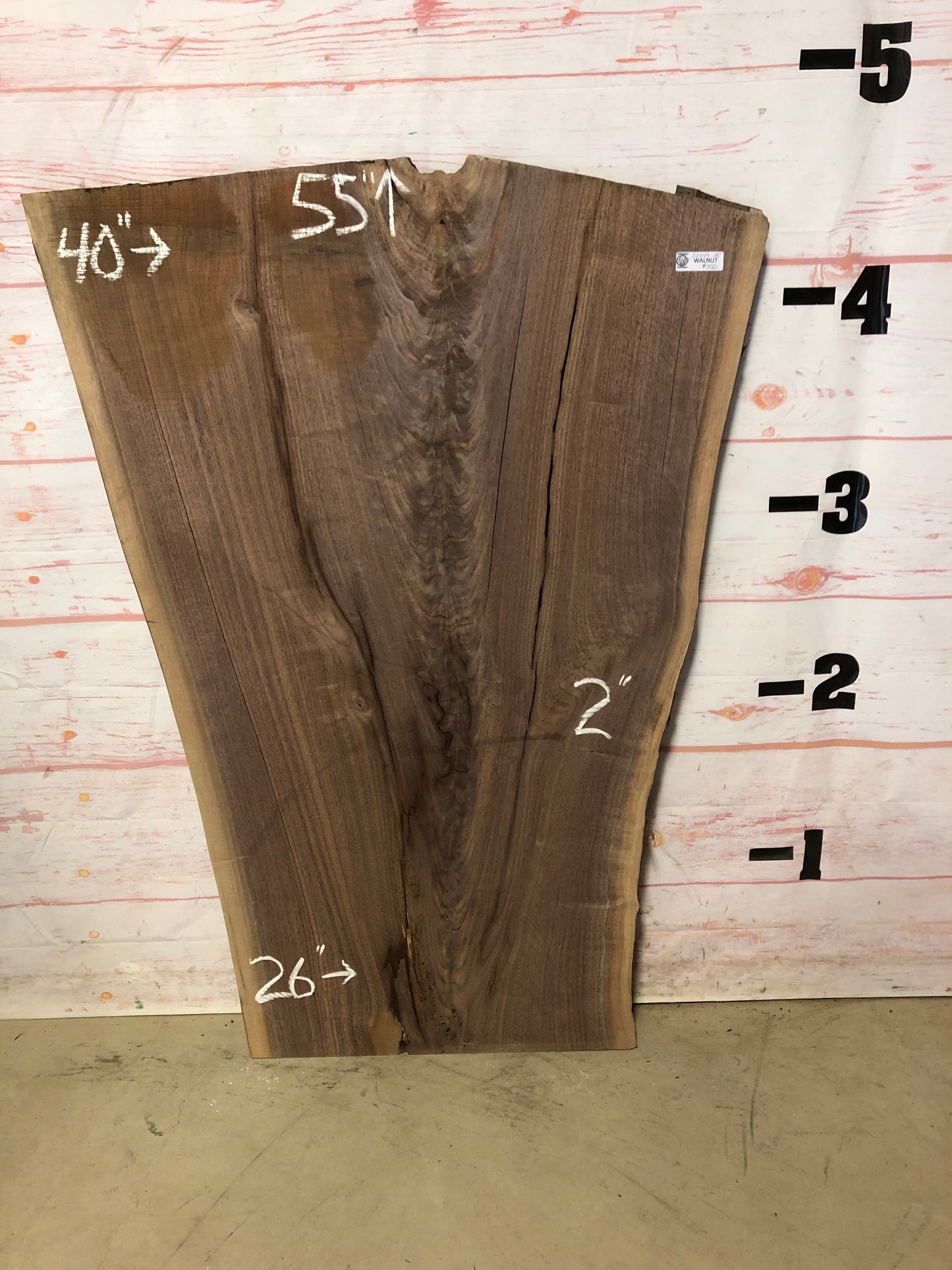 Live Edge Walnut Sku# 22249-25