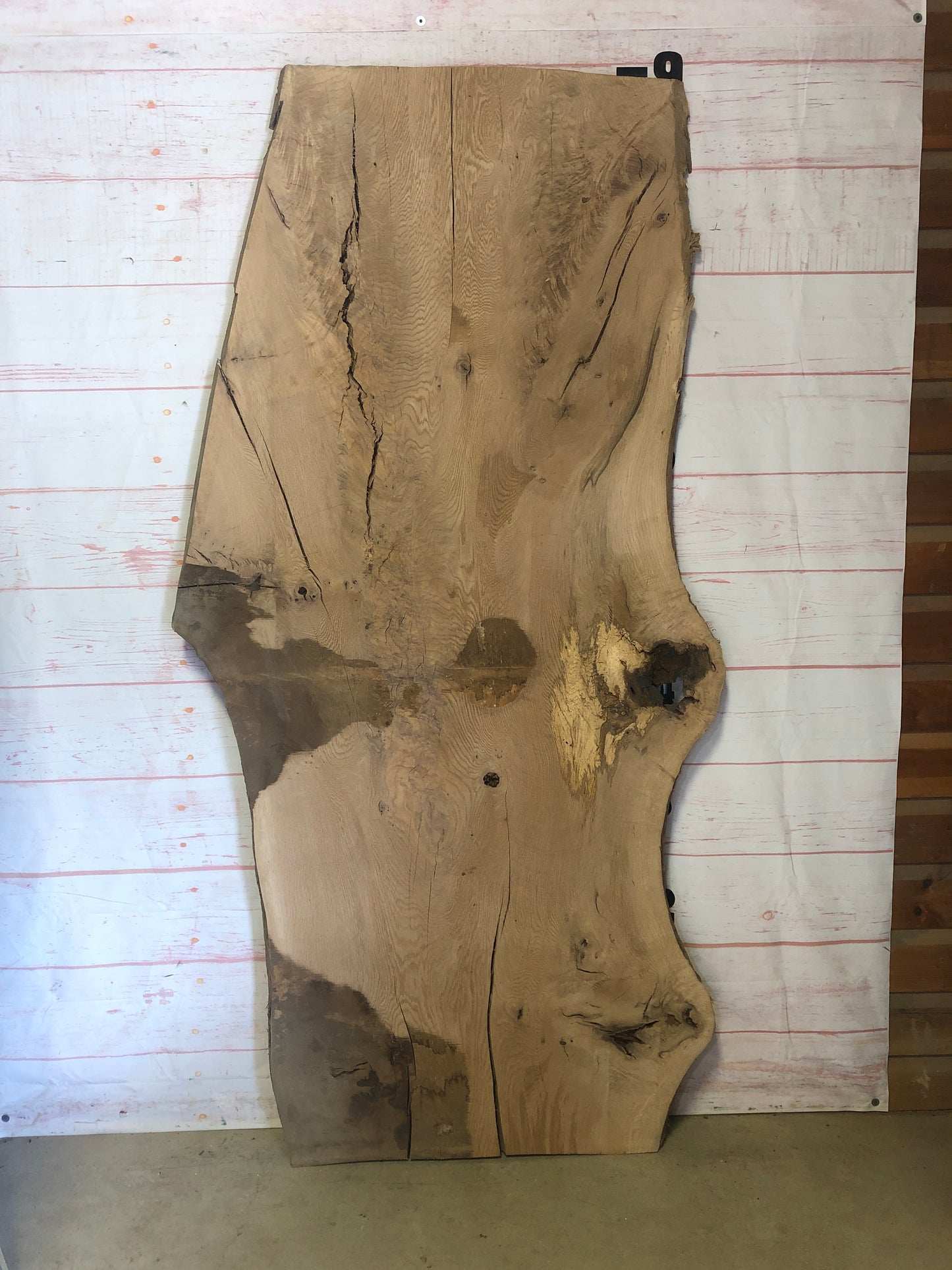 Live Edge White Oak Sku#23389-53