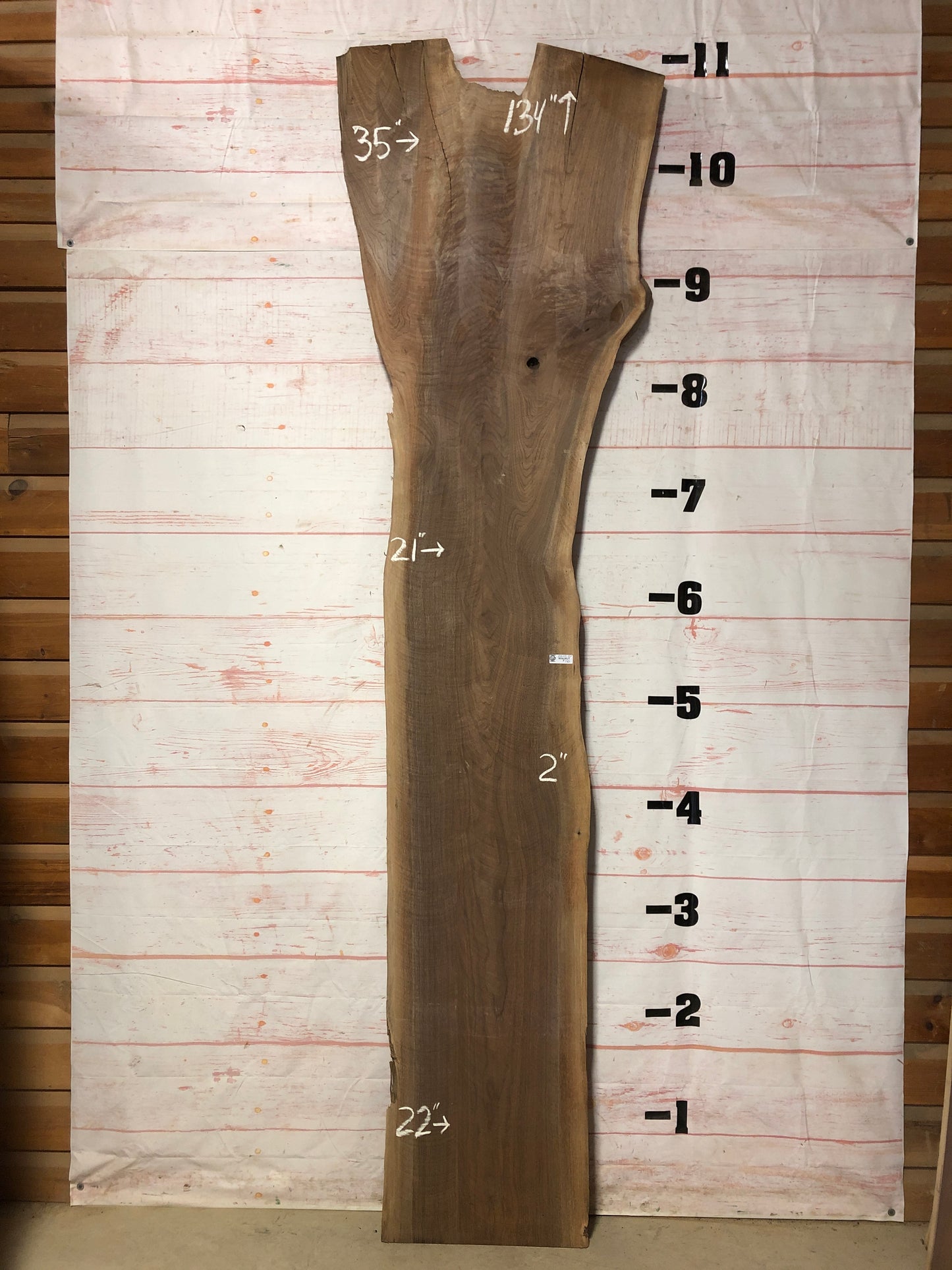 Live Edge Walnut Sku#22633K-52