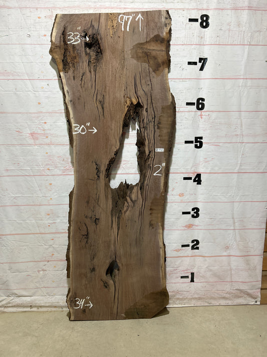 Live Edge Walnut Sku#27198J-43