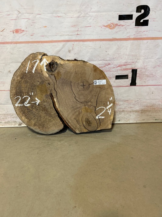 LiveEdge White Oak Cookie Sku#24938M