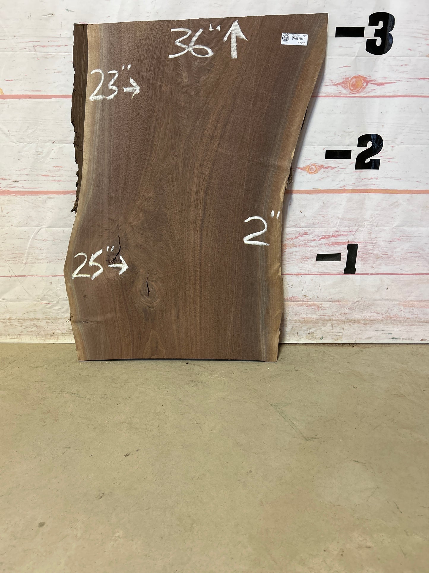 Live Edge Walnut Sku# 24090M-12