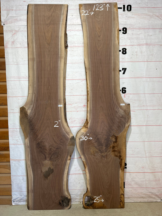 Live Edge Walnut Set Sku#26192K-88