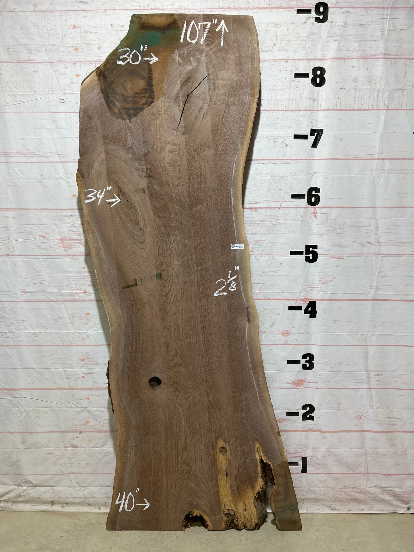 Live Edge Walnut Sku#27122-52
