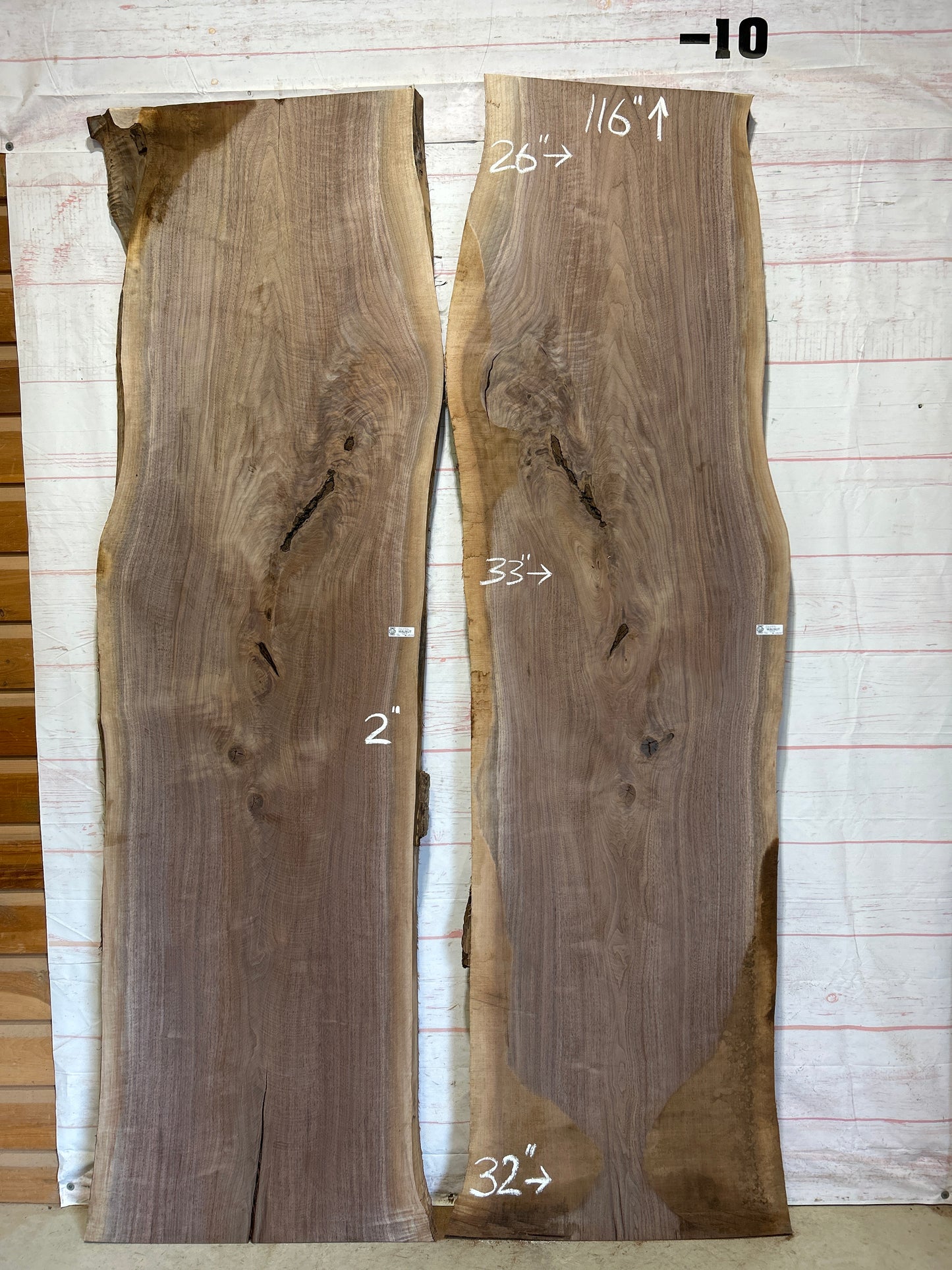 Live Edge Walnut Set Sku#26256-96